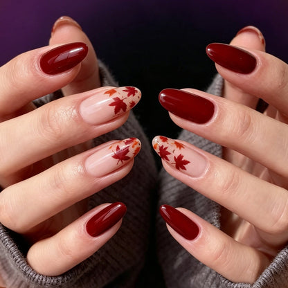 Long-Lasting Nail Art with Autumn Theme