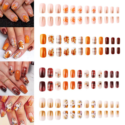 Glitter Nail Art Kit with Autumn Theme
