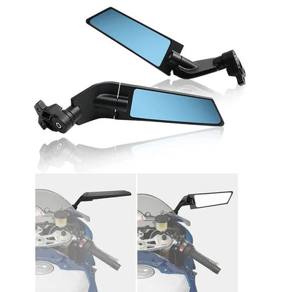 High-Quality Adjustable Rearview Mirrors for Motorcycles with Mounting System