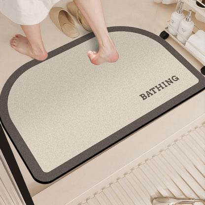 Water-Absorbing Bath Rug for Bathroom Flooring