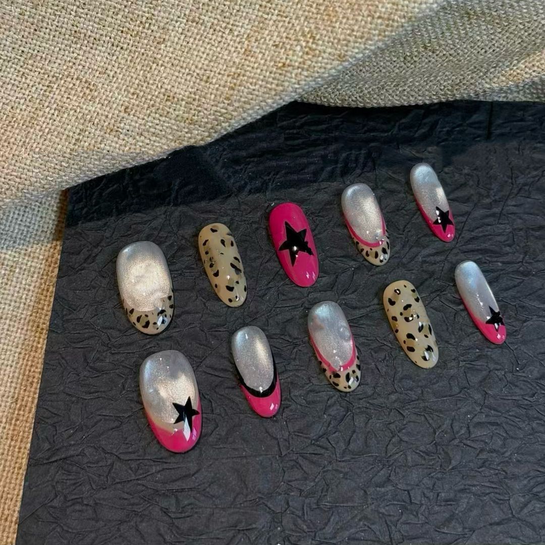 Glitter Nail Art Set with Ombre Design