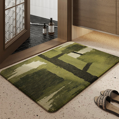 Contemporary Design Area Carpet with Abstract Patterns