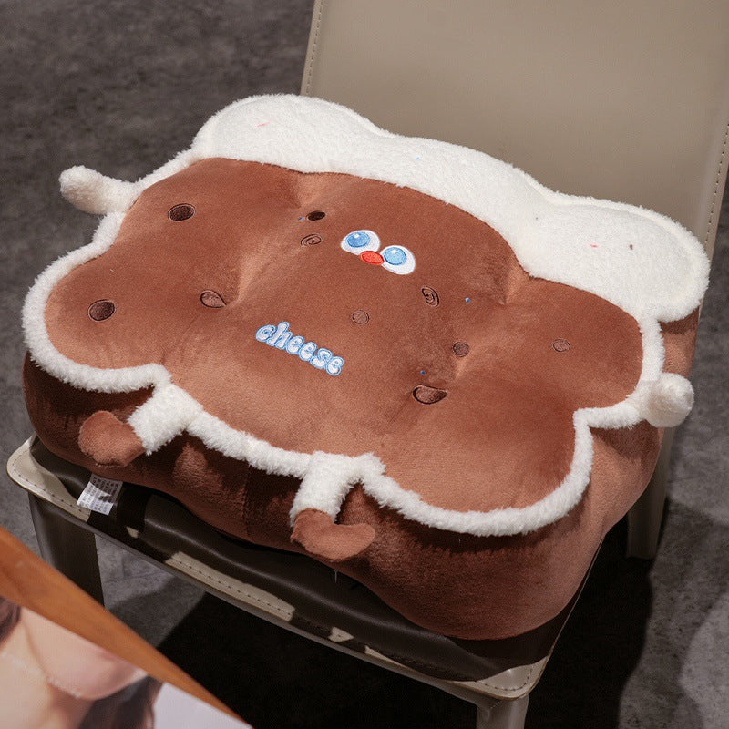 Sandwich Design 3D Plush Seat Cushion