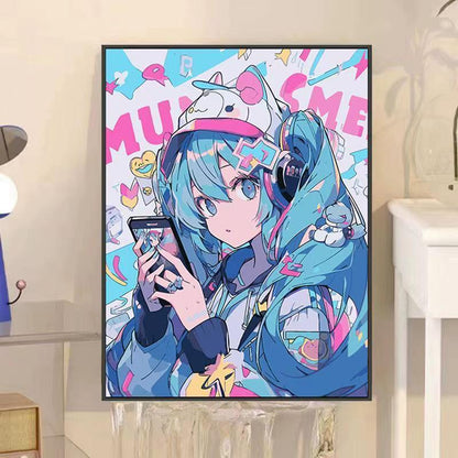 Decorative Wall Art Inspired by Anime - Taalita Design