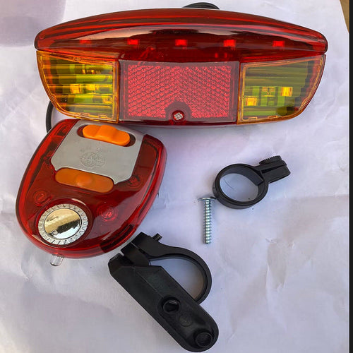 Safety Bicycle Rear Light System for Enhanced Visibility