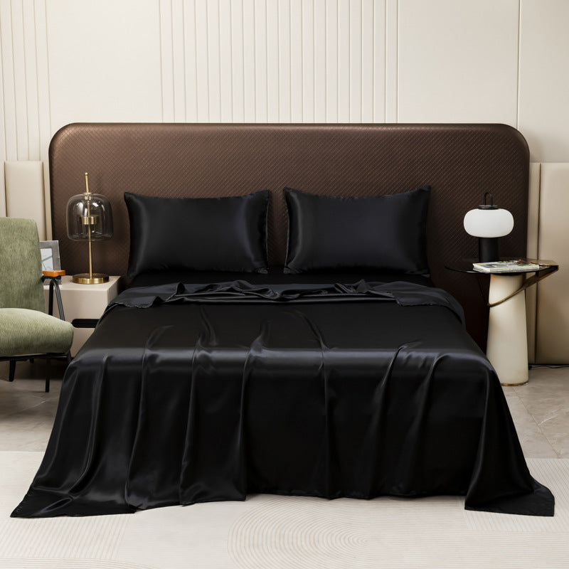 Smooth Satin Bed Sheet with Cooling Effect