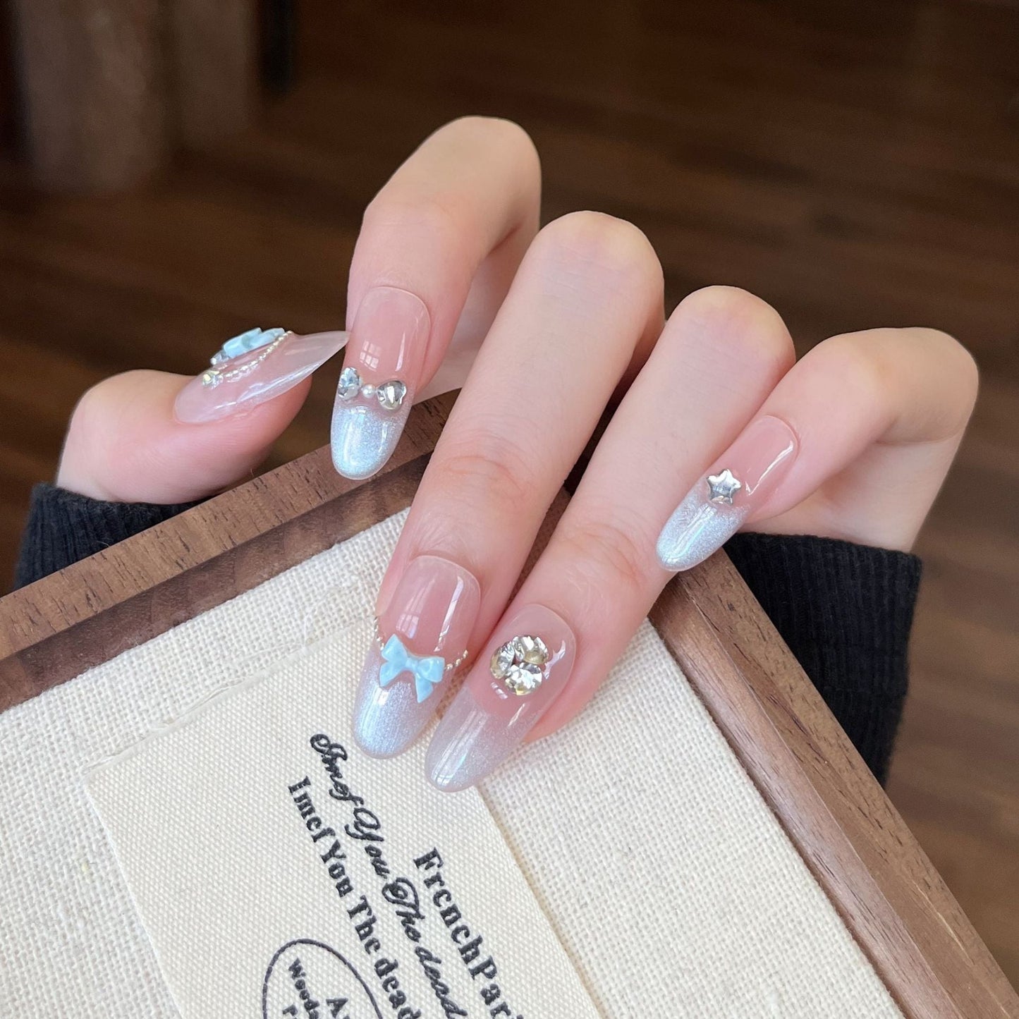 Set of 3D Decorative Press-On Nail Art