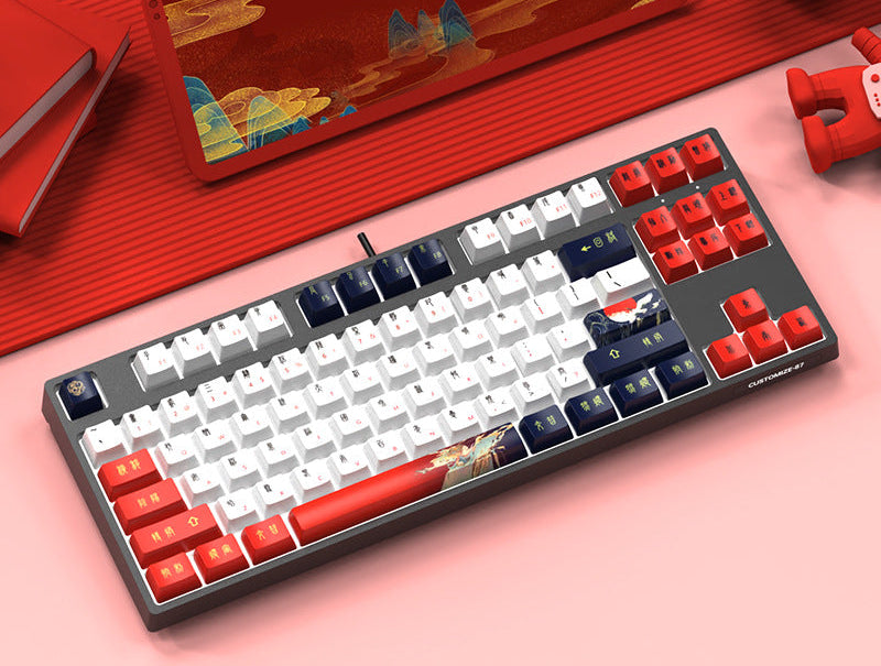 Custom Mechanical Keyboard with 87 Keys