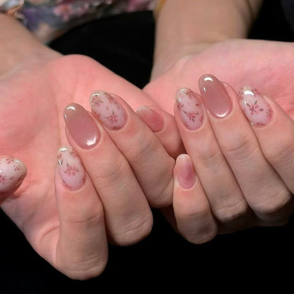 Glitter Nail Art Set with Ombre Design