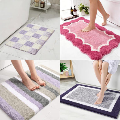 Embroidered Bear Bath Mat – Cute Design for Your Bathroom