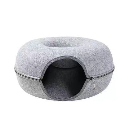 Dual-Function Cozy Cat Haven for Ultimate Relaxation