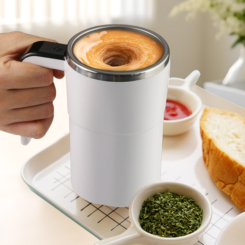 Self-Stirring Mug with LED Temperature Display