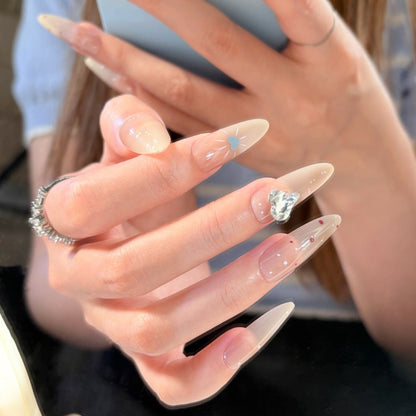 Nail Art Design with Acrylic Tips