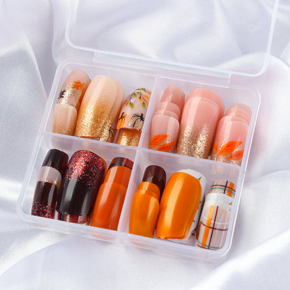 Glitter Nail Art Kit with Autumn Theme