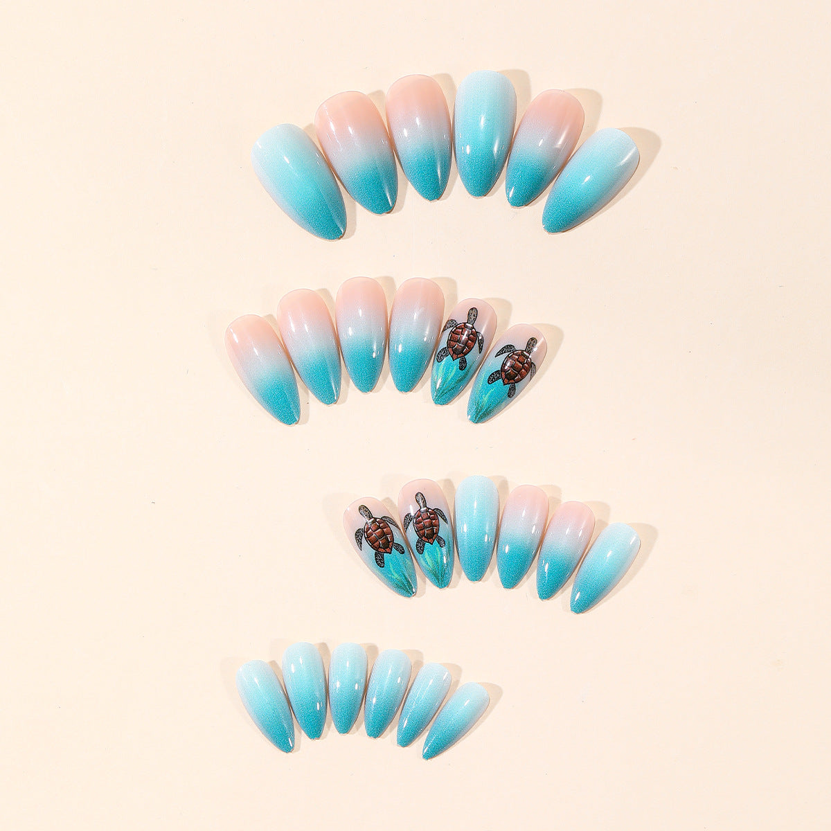 Nail Tips with Adhesive for Easy Application