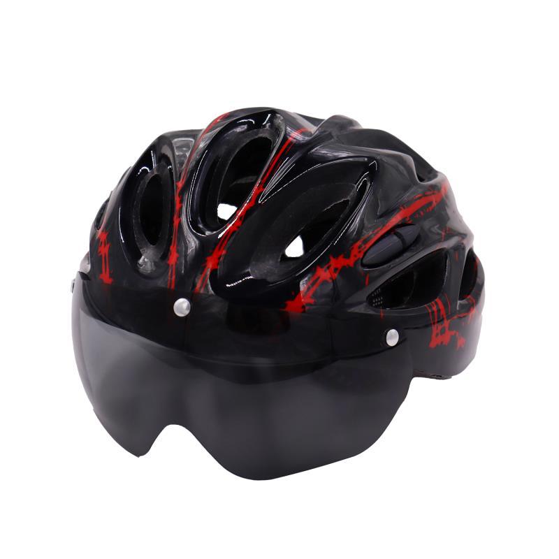 Ventilated Bicycle Helmet with Adjustable Fit