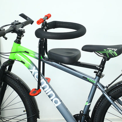 Child Bicycle Passenger Seat with Safety Armrest - Adjustable and Padded