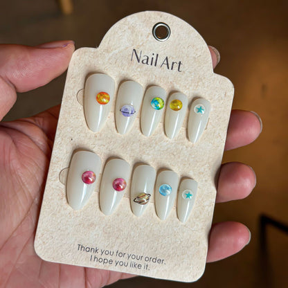 Creative Press-On Nail Design Kit