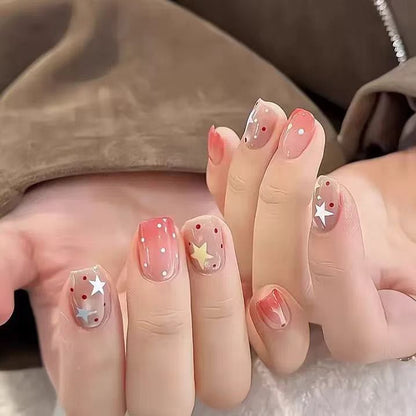 Creative Press-On Stiletto Nail Art Design