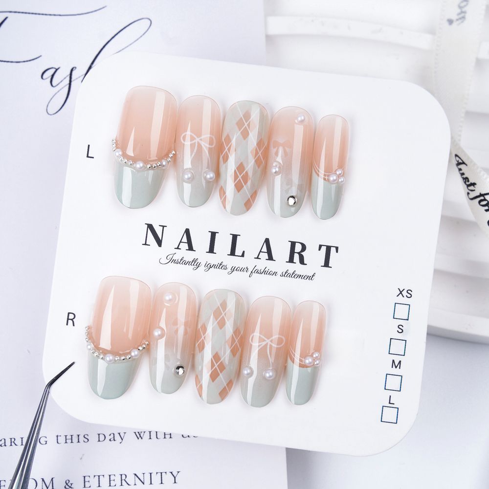 Cute Character Design Press-On Nail Set