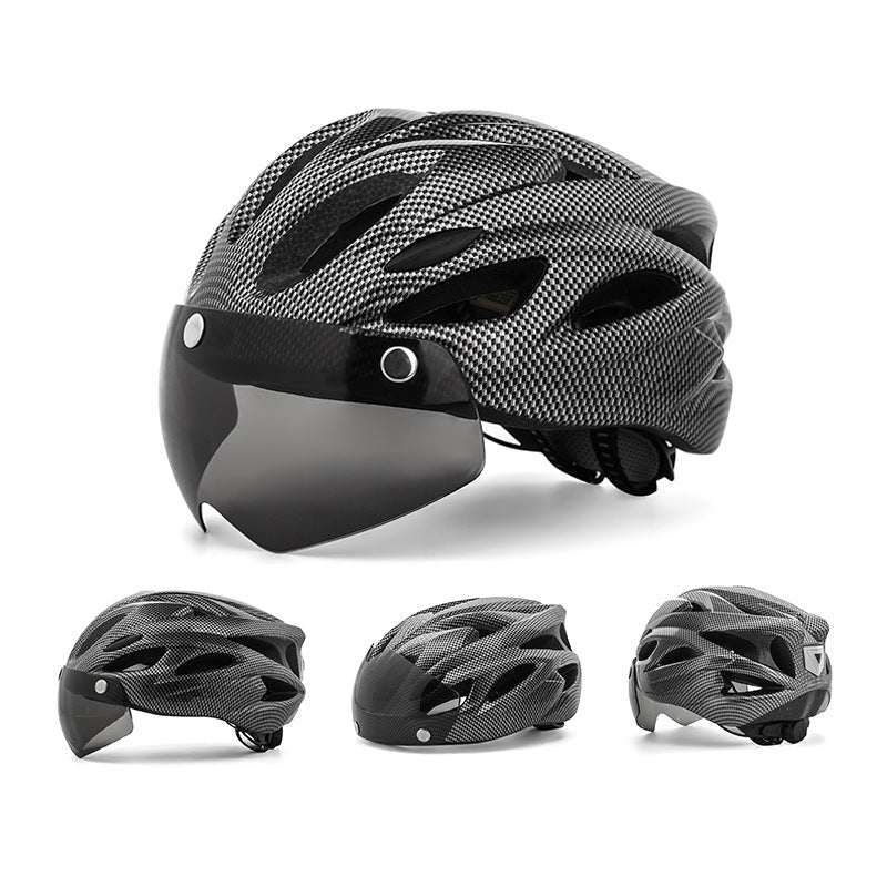 Cycling Helmet with Built-in Visor – Aerodynamic Design