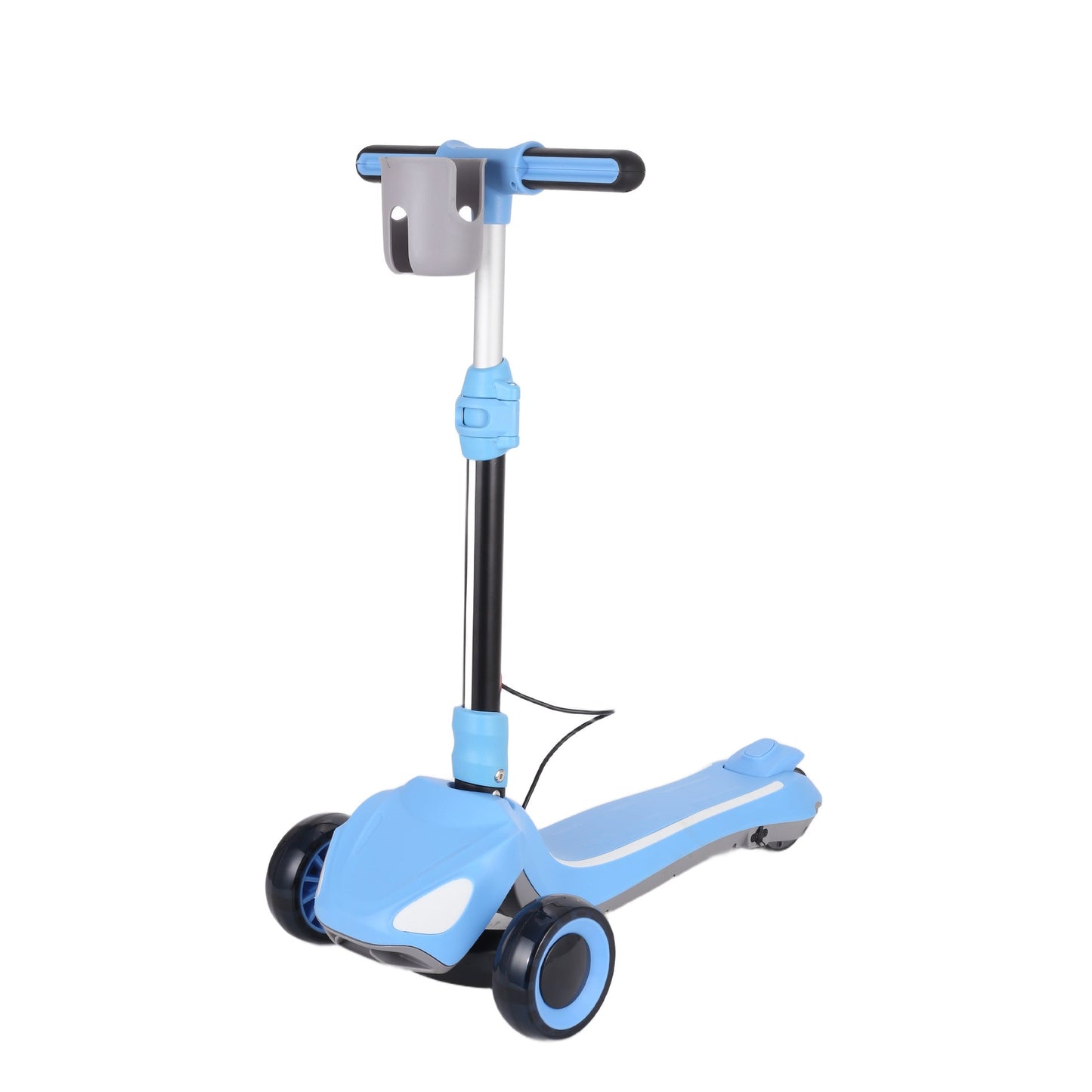 Three-Wheel Ride-On Scooter with Adjustable Features