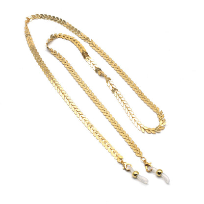 Silver Eyewear Chain with Adjustable Length