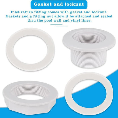 PVC Toilet Pan Connector with Adjustable Threaded Waste Flange Adapter