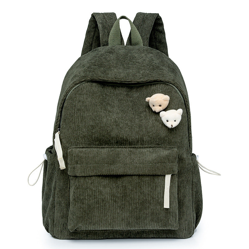 Cute Soft Toy-Inspired School Backpack