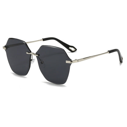 Geometric Sunglasses with Angular Design