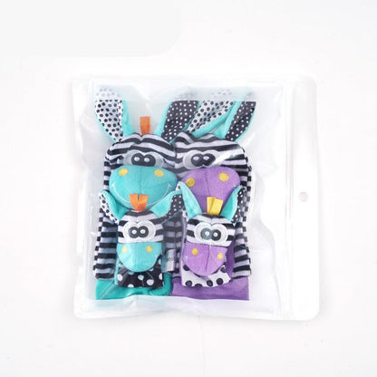 Sensory Plush Baby Socks and Bracelet