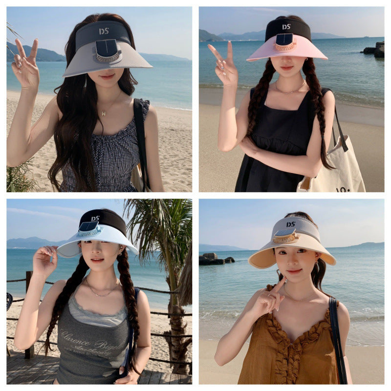 Breathable Headband Adjustable Sun Visor with Wide Brim