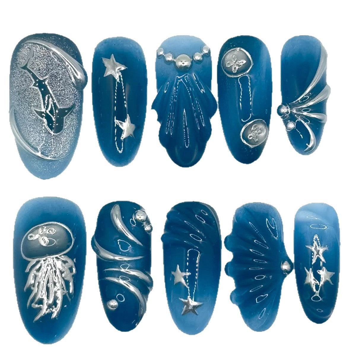 Ocean-Themed Nail Art Kit