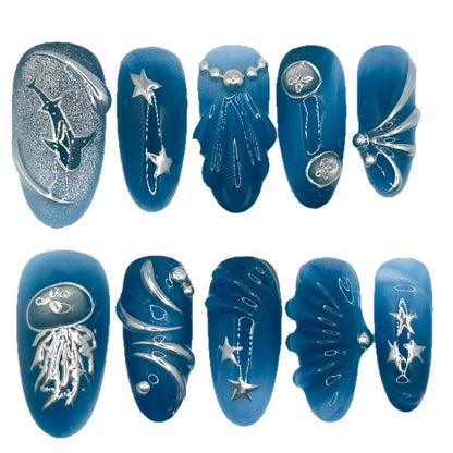 Ocean-Themed Nail Art Kit