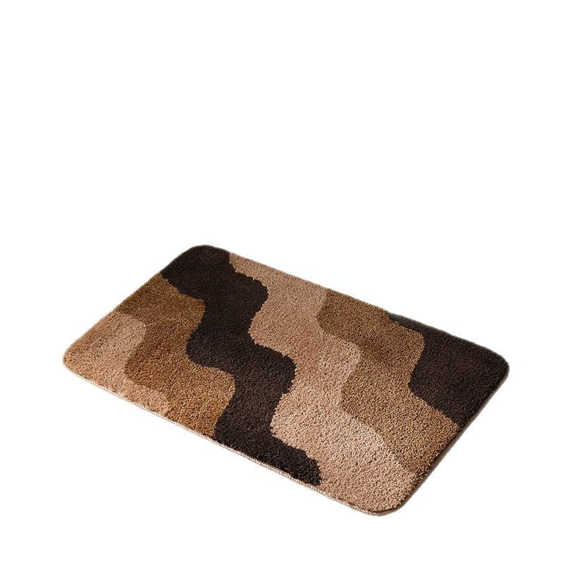 Bathroom Rug with Abstract Pattern