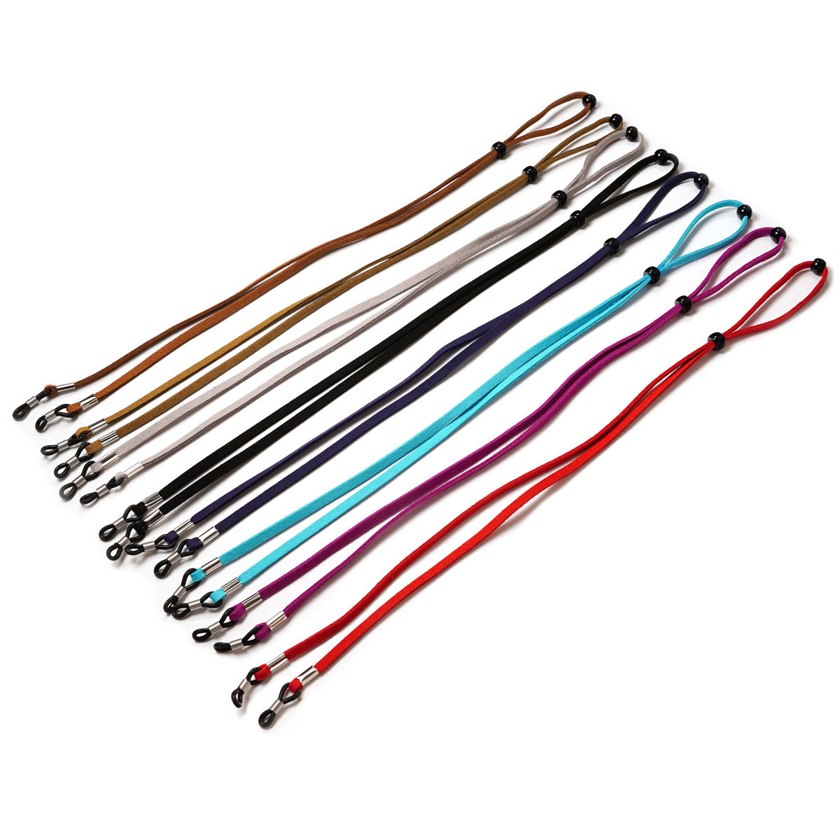 Suede Eyewear Strap with Adjustable Fit