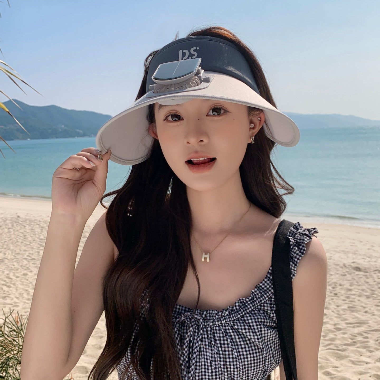 Breathable Headband Adjustable Sun Visor with Wide Brim
