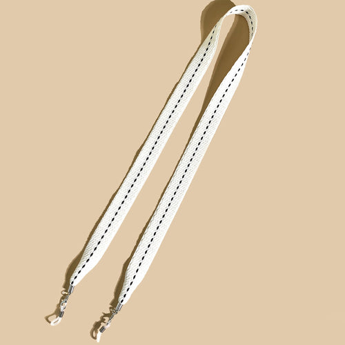 Flexible Eyewear Strap with Adjustable Woven Design
