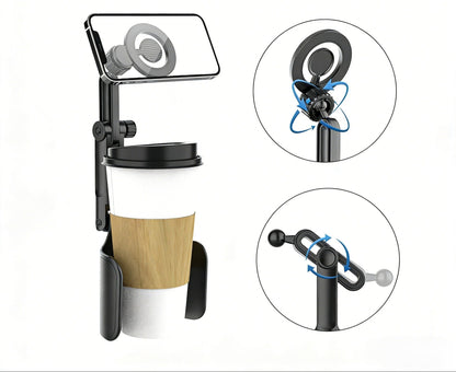 Telescopic Support Arm Tablet & Smartphone Holder for Car Headrests