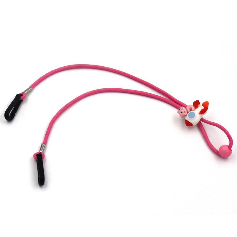 Decorative Bead Eyewear Holder with Adjustable Strap