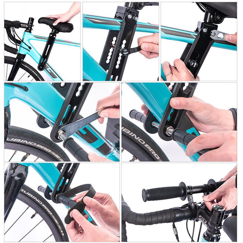 Child Bike Saddle Support Mount – Front-Mounted and Adjustable