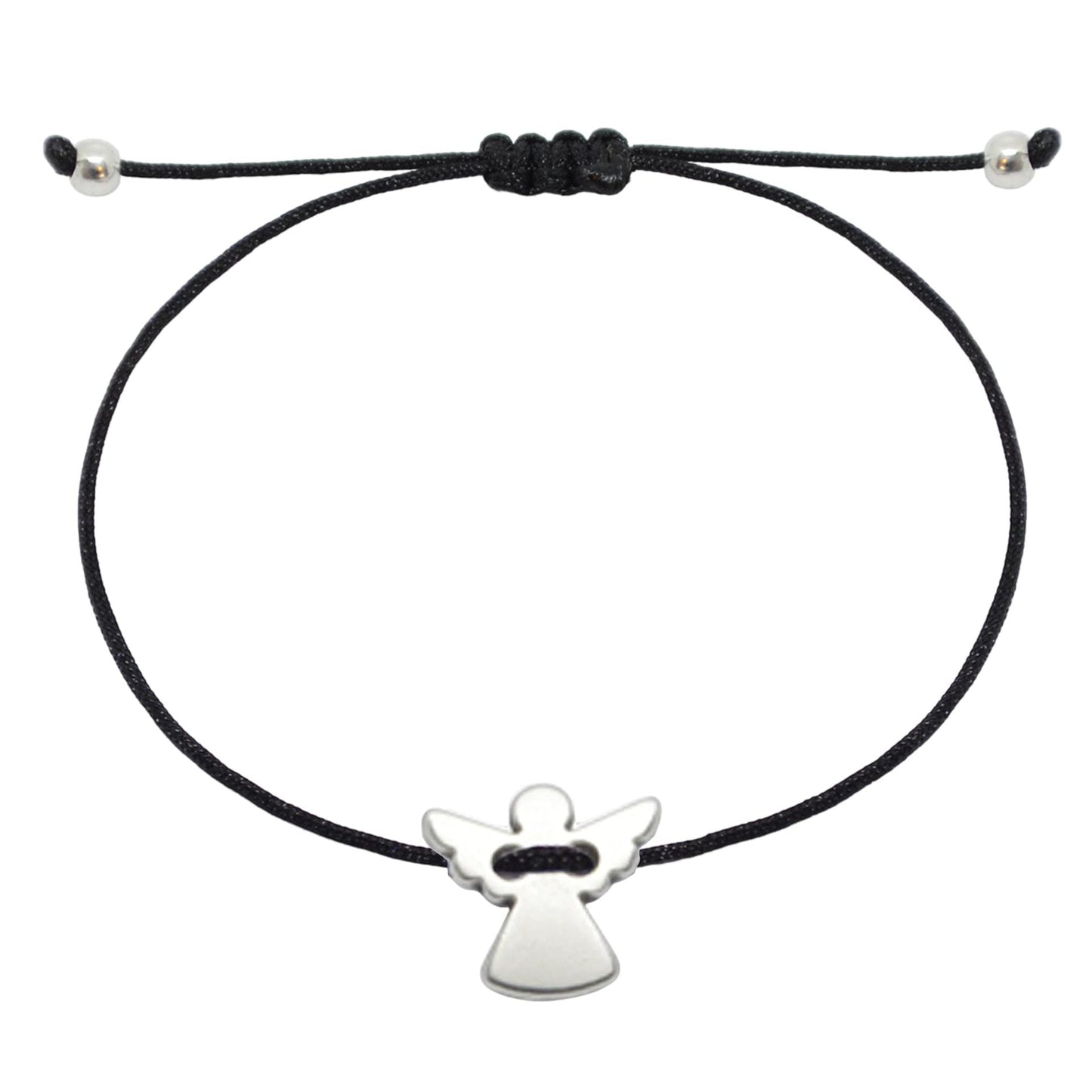 Adjustable Bracelet with Angel Charm