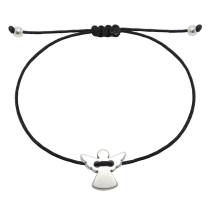 Adjustable Bracelet with Angel Charm