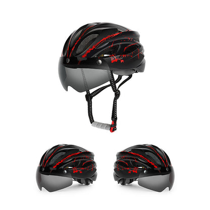 Cycling Helmet with Built-in Visor – Aerodynamic Design
