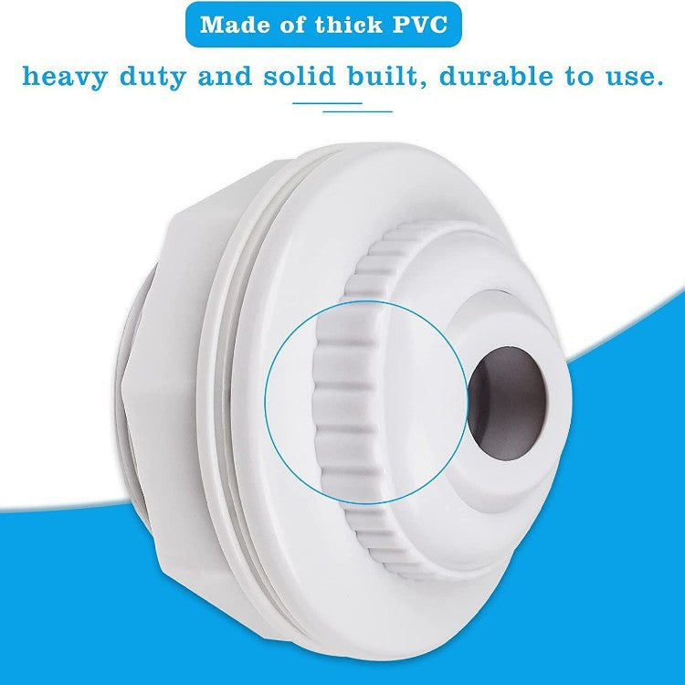 PVC Toilet Pan Connector with Adjustable Threaded Waste Flange Adapter