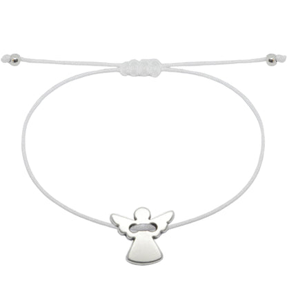 Adjustable Bracelet with Angel Charm