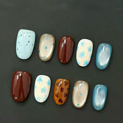 Glitter Nail Art Set with Ombre Design
