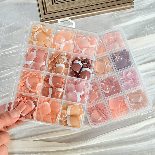 Assorted Designs of Soft Gel Nail Tips Collection