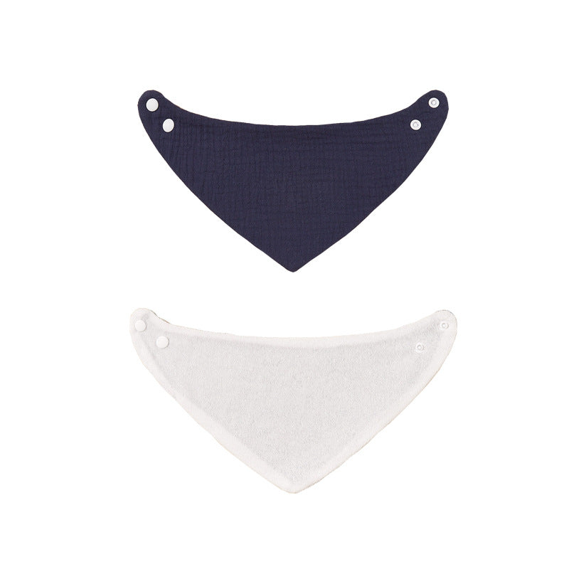 Adjustable Bandana Bib in Muslin Fabric