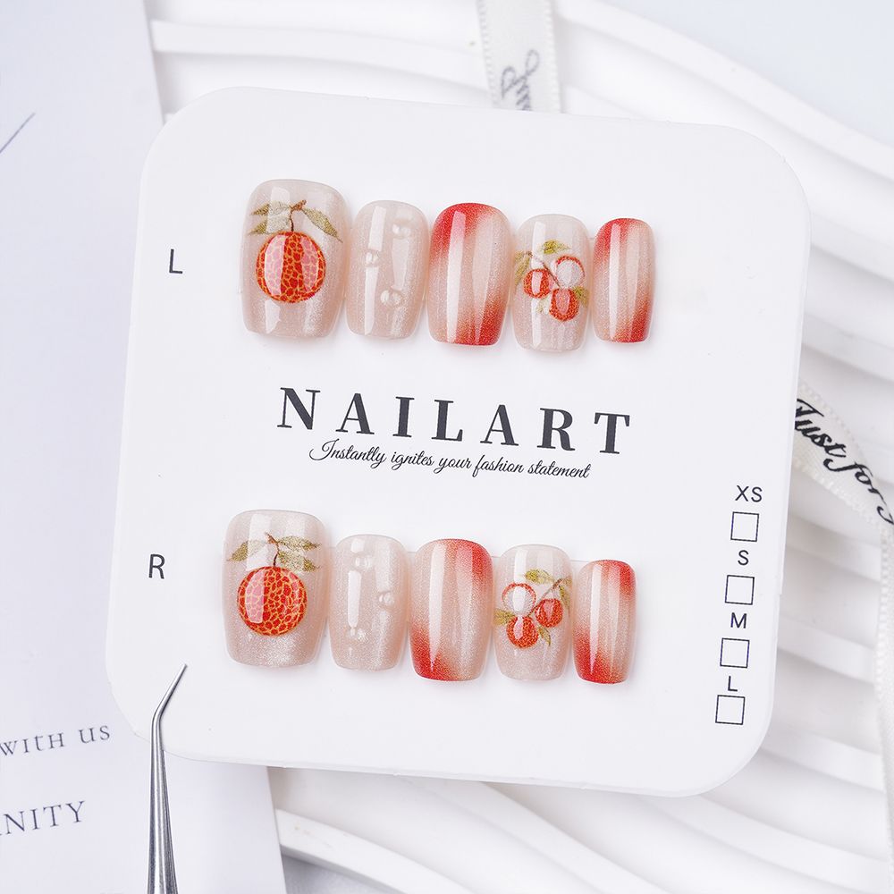 Cute Character Design Press-On Nail Set